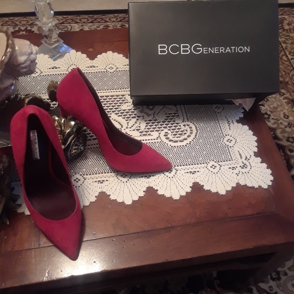 BCBGeneration Shoes - BCB Generation Red Velvet Shoes